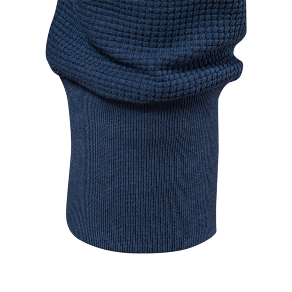 Baumwoll Waffelshirt Herren