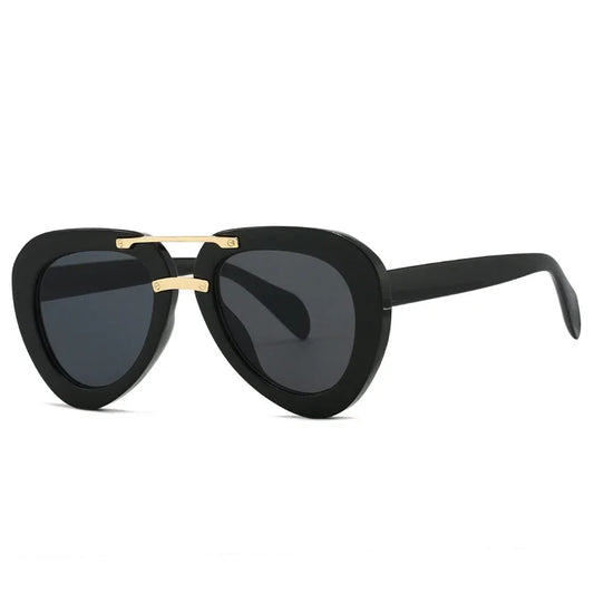 Double Bridge Sonnenbrille – Retro Style