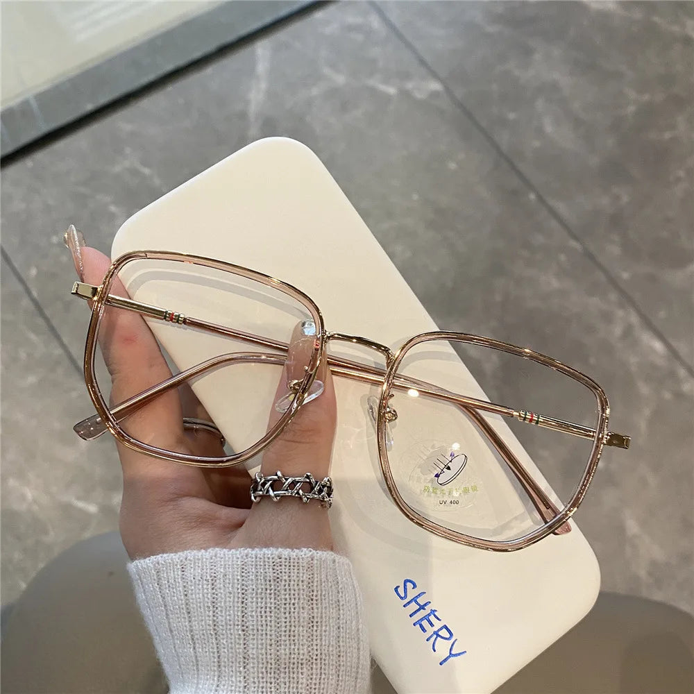 Transparente Rahmen Brille