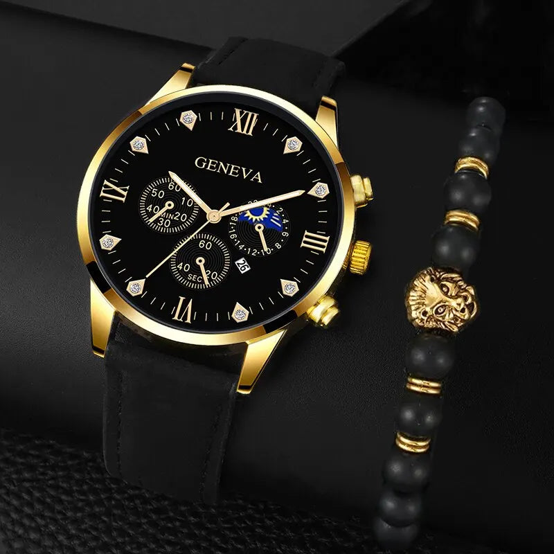2er Männer Set – Uhr & Armband