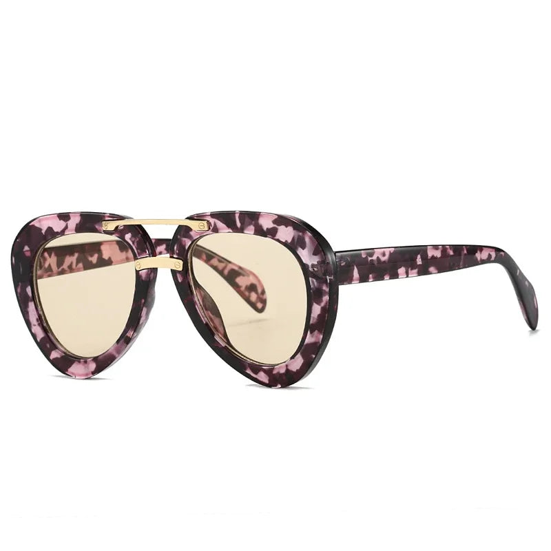 Double Bridge Sonnenbrille – Retro Style