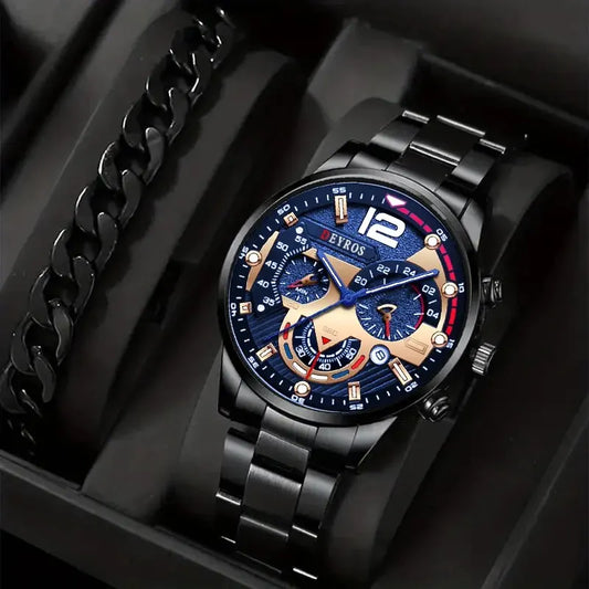 Herren Uhr – Edelstahl & Style