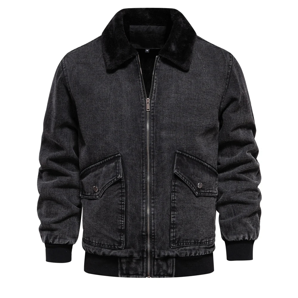 Winter-Jeans Jacke