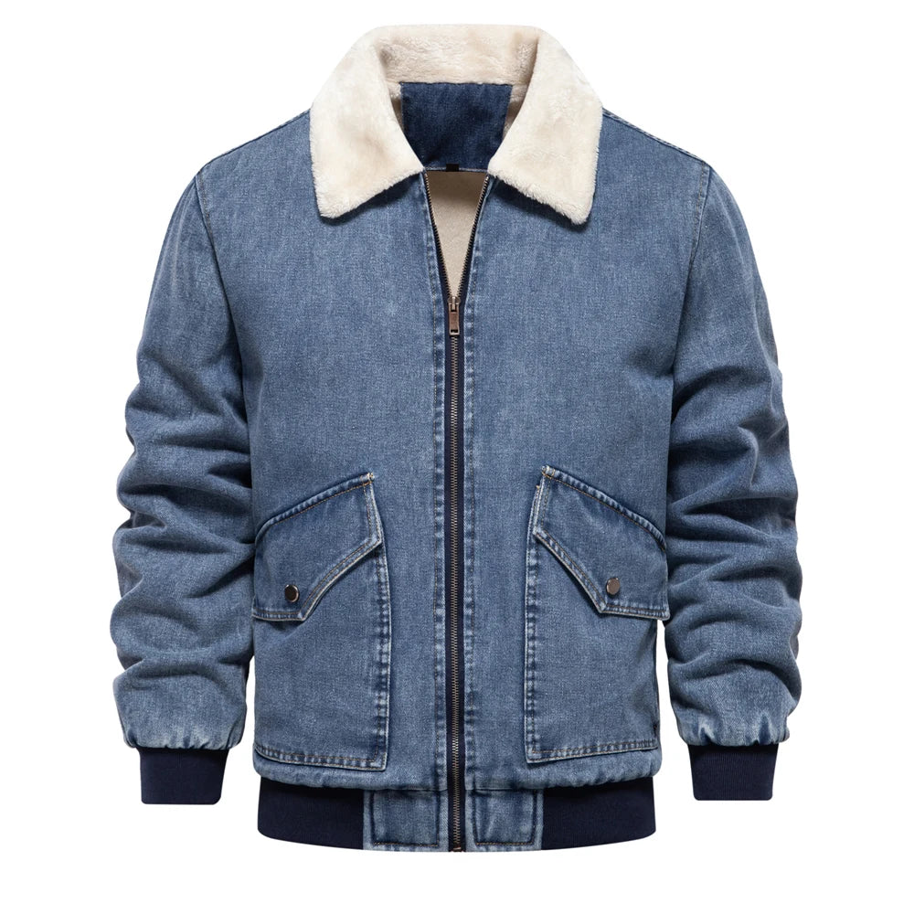 Winter-Jeans Jacke