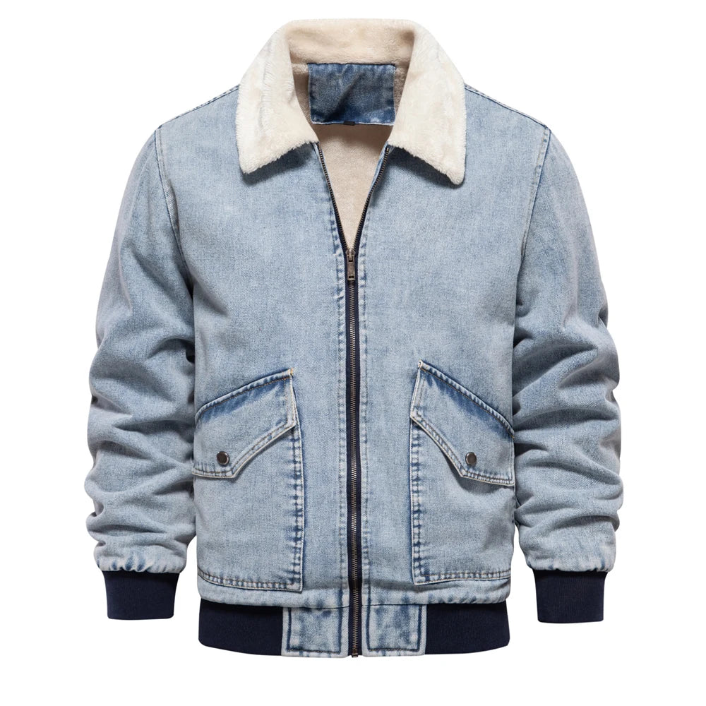 Winter-Jeans Jacke