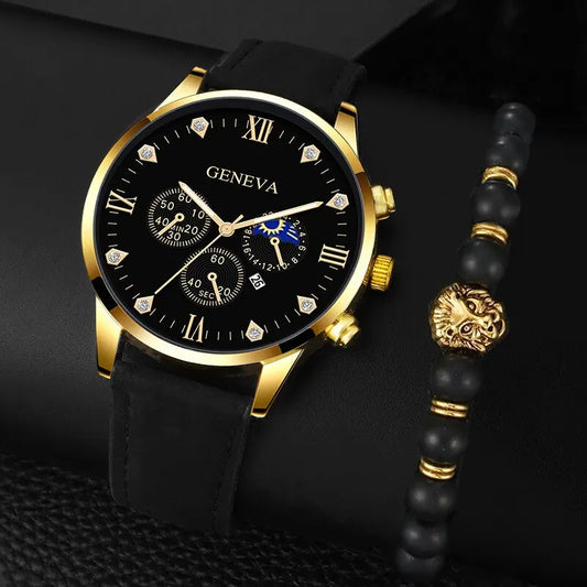 2er Männer Set – Uhr & Armband