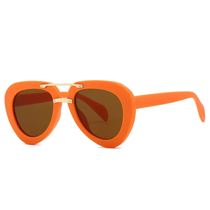 Double Bridge Sonnenbrille – Retro Style