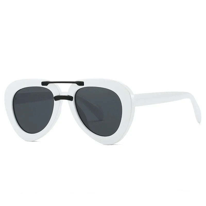 Double Bridge Sonnenbrille – Retro Style